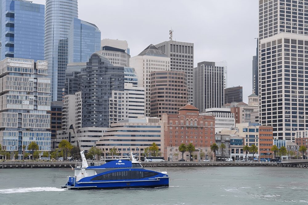 World's first hydrogen-powered commercial ferry launches in San Francisco